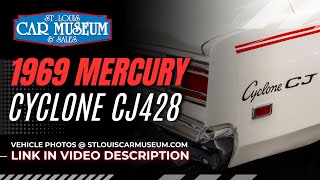 1969 Mercury Cyclone CJ428 Fastback 📍St  Louis Car Museum & Sales 1969 Mercury Cyclone Interior