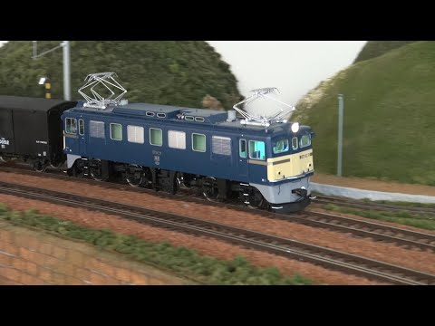 知人宅でのOJゲージ鉄道模型運転会 D51 ED62他