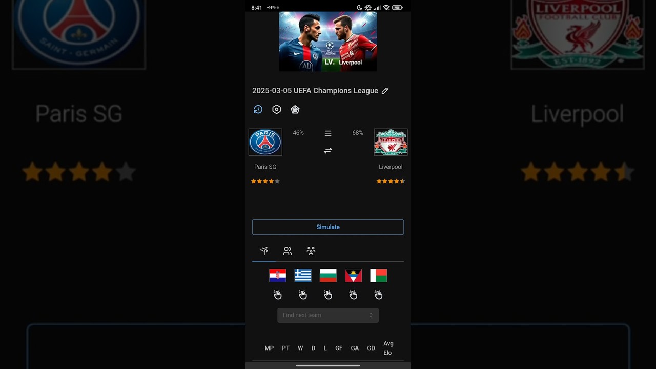 PSG vs Liverpool: Champions League Showdown - Simulation and Predictions