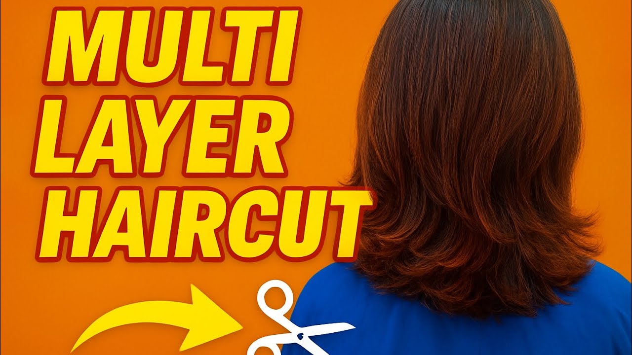 ️ How to Cut the Perfect Multi-Layer Haircut | Step by Step Tutorial# ...