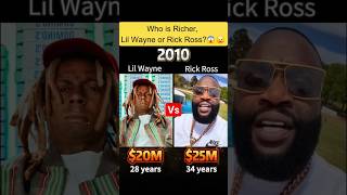 Compare net worth of Rick Ross and Lil Wayne!#celebrity #networth #networthcomparison #RickRoss#LilW