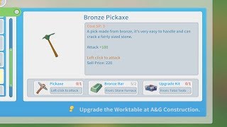 Upgrade to a bronze pickaxe - My Time At Portia @eurogrguides