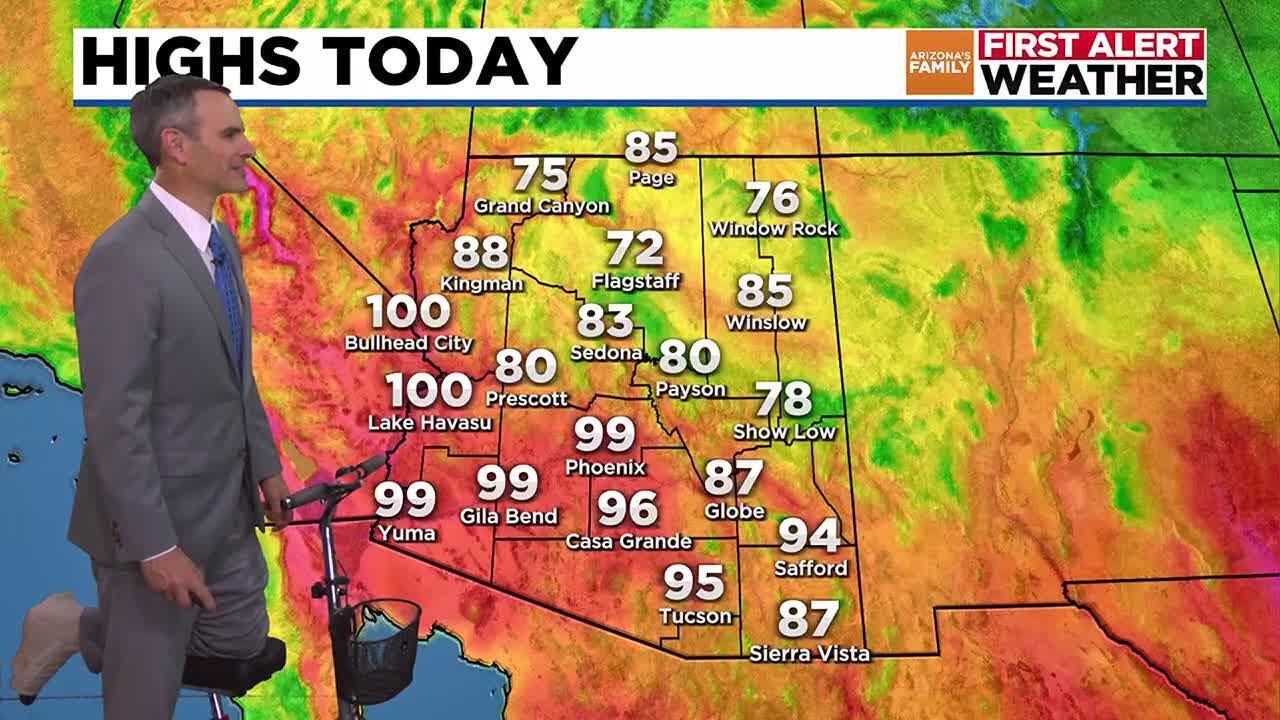 Triple-digit temperatures coming to the Phoenix area - YouTube