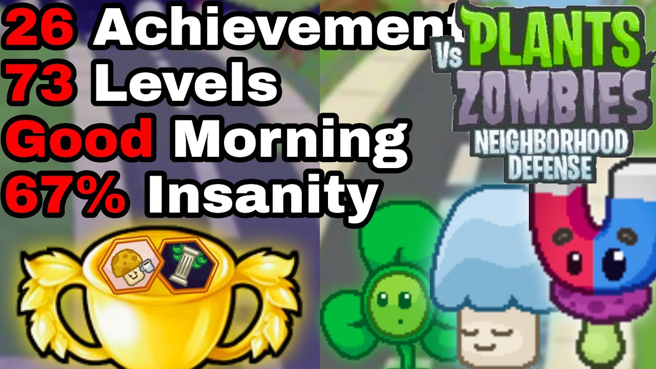 How I 94%'d Plants Vs. Zombies Neighborhood Defense(Brutal) - YouTube