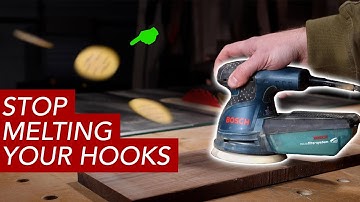 Stop Melting Your Hooks (why sanding discs fly off your sander)