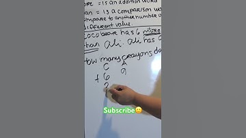 Math Short time: Second Grade Comparison word problems, More than, #learning,  #wordproblems, #maths