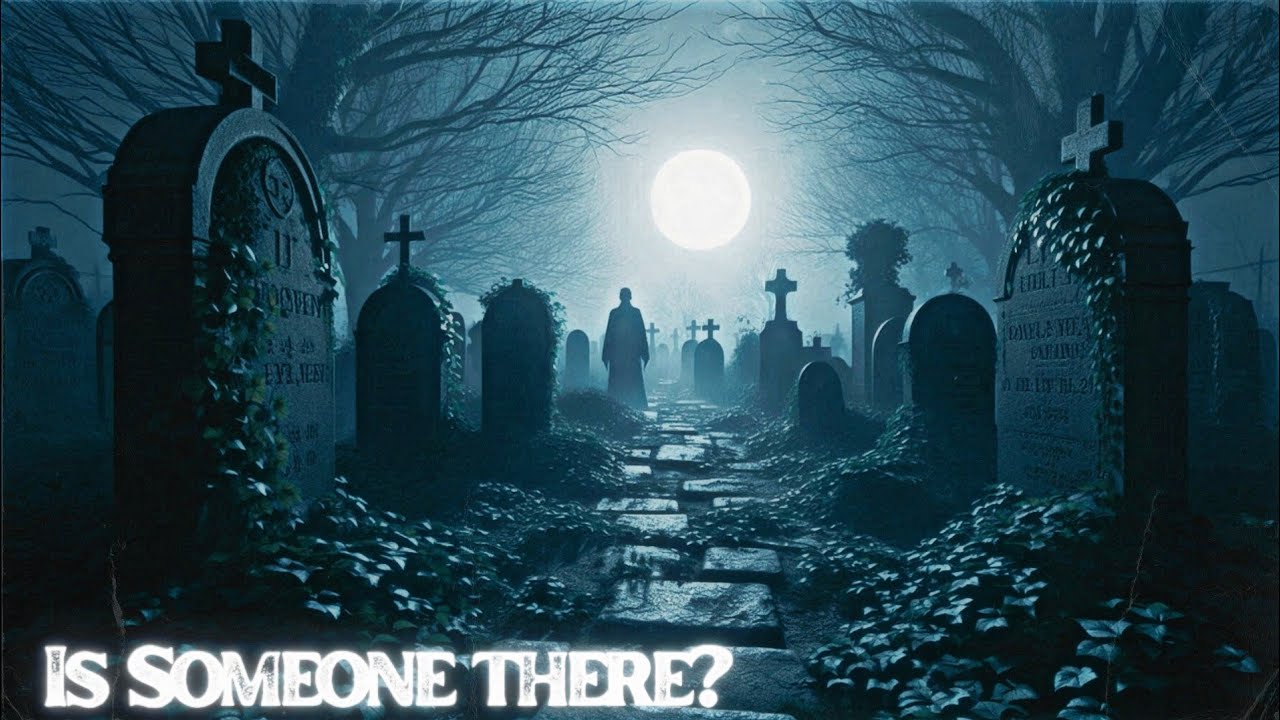 EXPLORING AN ANCIENT HAUNTED GRAVEYARD AT NIGHT! - ARE WE BEING FOLLOWED BY SOMEONE?! 