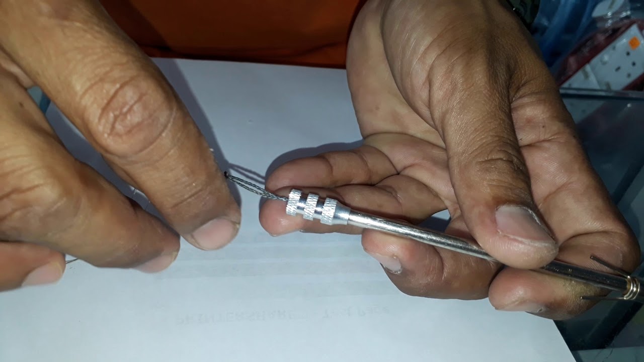 tutorial cara ikat tali pe yg mudah untuk slingshot fishing ketapel lastik ikan..