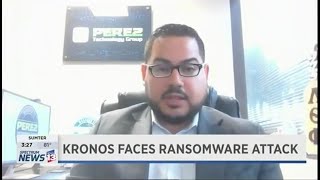 Perez Technology CEO Carlos Perez on Kronos HR System Ransomware Attack - Spectrum News 13