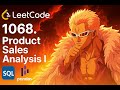 LeetCode 1068 Product Sales Analysis I  🚀 | Full SQL ( INNER JOIN ) + Pandas Tutorial 🔥|