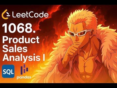 LeetCode 1068 Product Sales Analysis I  🚀 | Full SQL ( INNER JOIN ) + Pandas Tutorial 🔥|