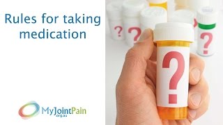 The importance of taking your medication correctly | Rules for taking medicaiton