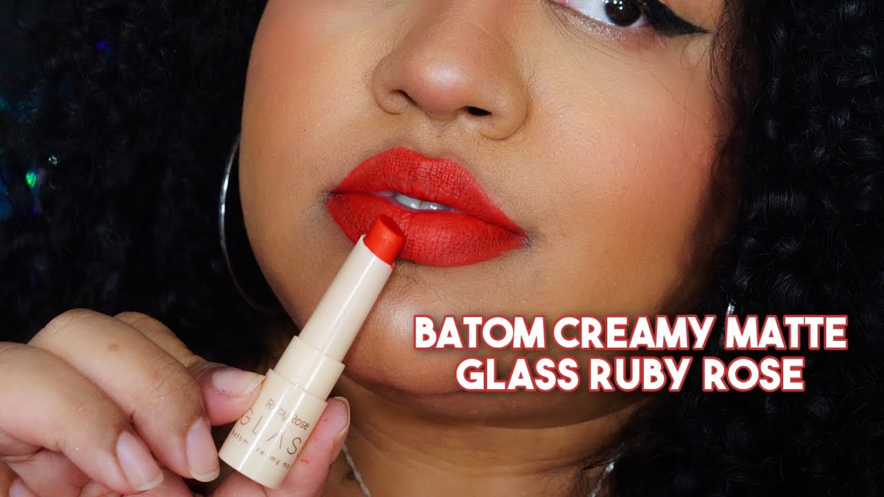 O BATOM DO MOMENTO: Batom Creamy Matte Glass Cor GL05
