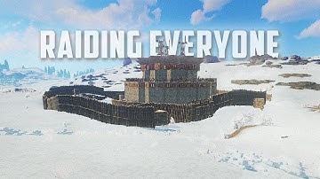 ZERG WIPEDAY PROGRESSION // RAIDING THE REGION // RUST