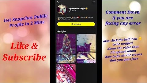 How to make Snapchat Profile Public | Get Subscribe Button in 2 Minutes (Android/iOS)