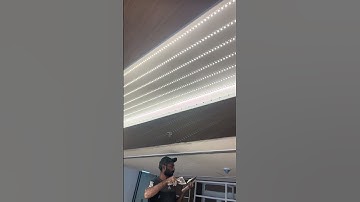 Stretch Ceiling with Backlit #srlight #stretchceiling #srinterior #ceilingdesign