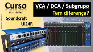 VCA, DCA and SubGroup at Ui24R - Quick Tip