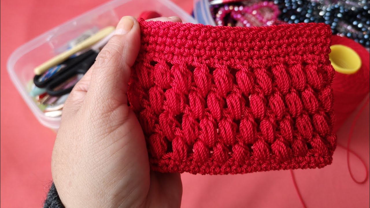 Monedero Tejido Crochet Con Fichas Anillas de - YouTube