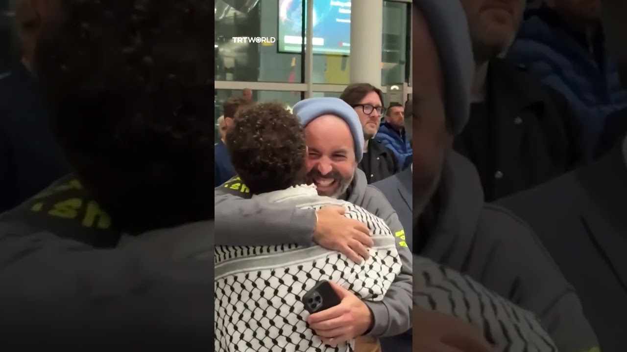 British Global Sumud Flotilla activists illegally detained by Israel arrive in UK