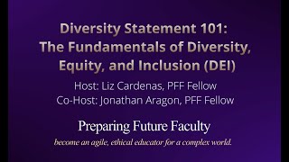Diversity Statement 101: The Fundamentals of Diversity, Equity, and Inclusion (DEI)