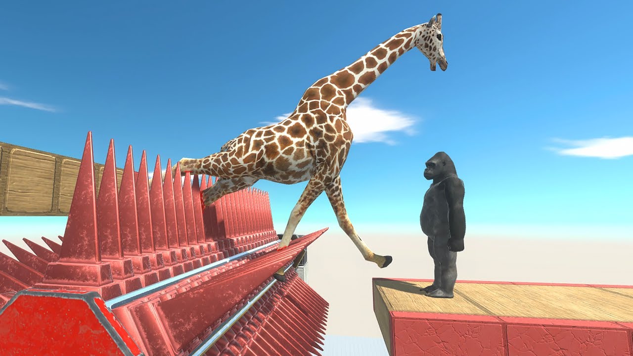 Run and Escape from Spike Traps - Animal Revolt Battle Simulator