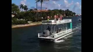 Fun in the Sun NEVER ENDS On the Pontoon Party in Sunny Fort Lauderdale