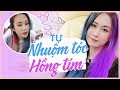 TỰ NHUỘM TÓC HỒNG TÍM VỚI L'OREAL WASHOUT 2 TUẦN | DYE HAIR AT HOME | HƯƠNG WITCH