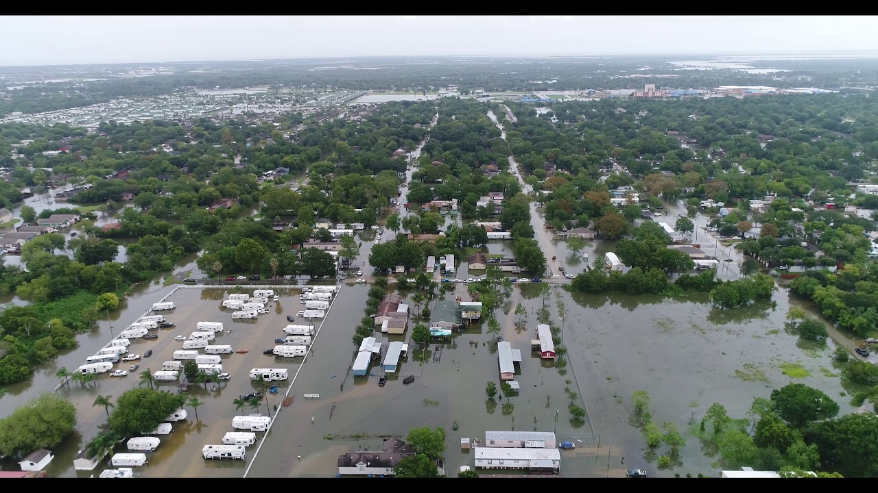 HURRICANE HARVEY 8/28/17 DICKINSON, TX YouTube