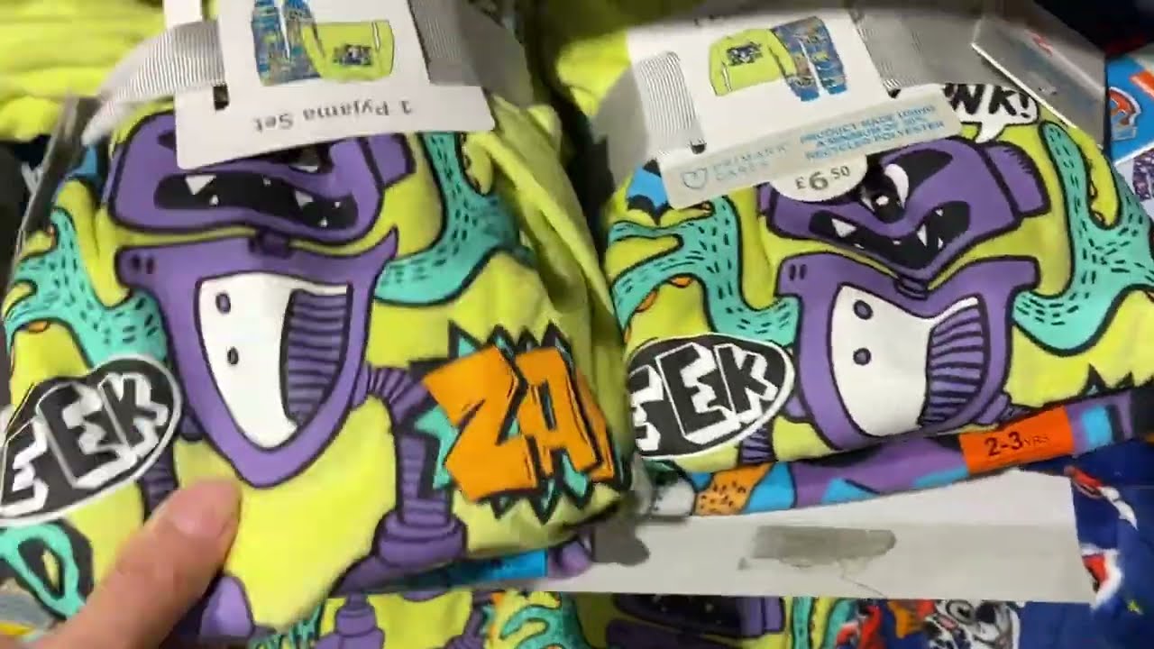 Primark boys cotton fleece and velvet pyjama sets