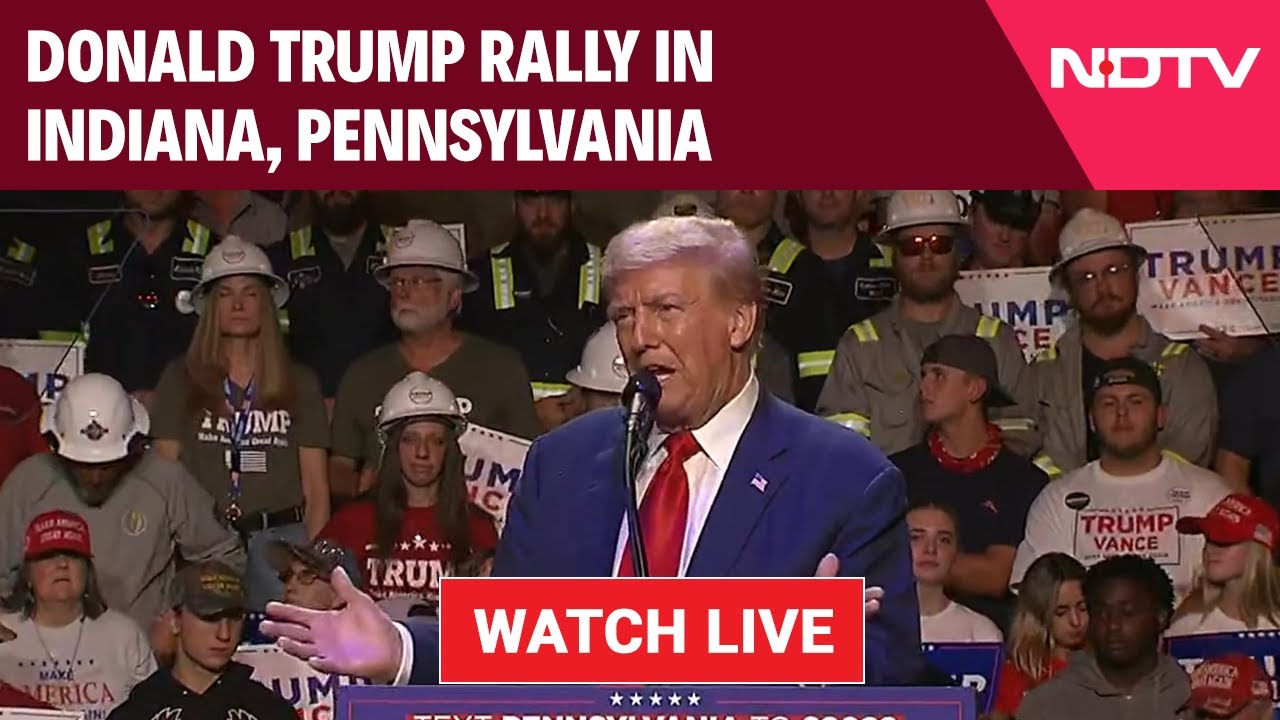 Trump Iup Rally Donald Trump Live | Trump Rally In Indiana | Trump Speech Live | Trump ...