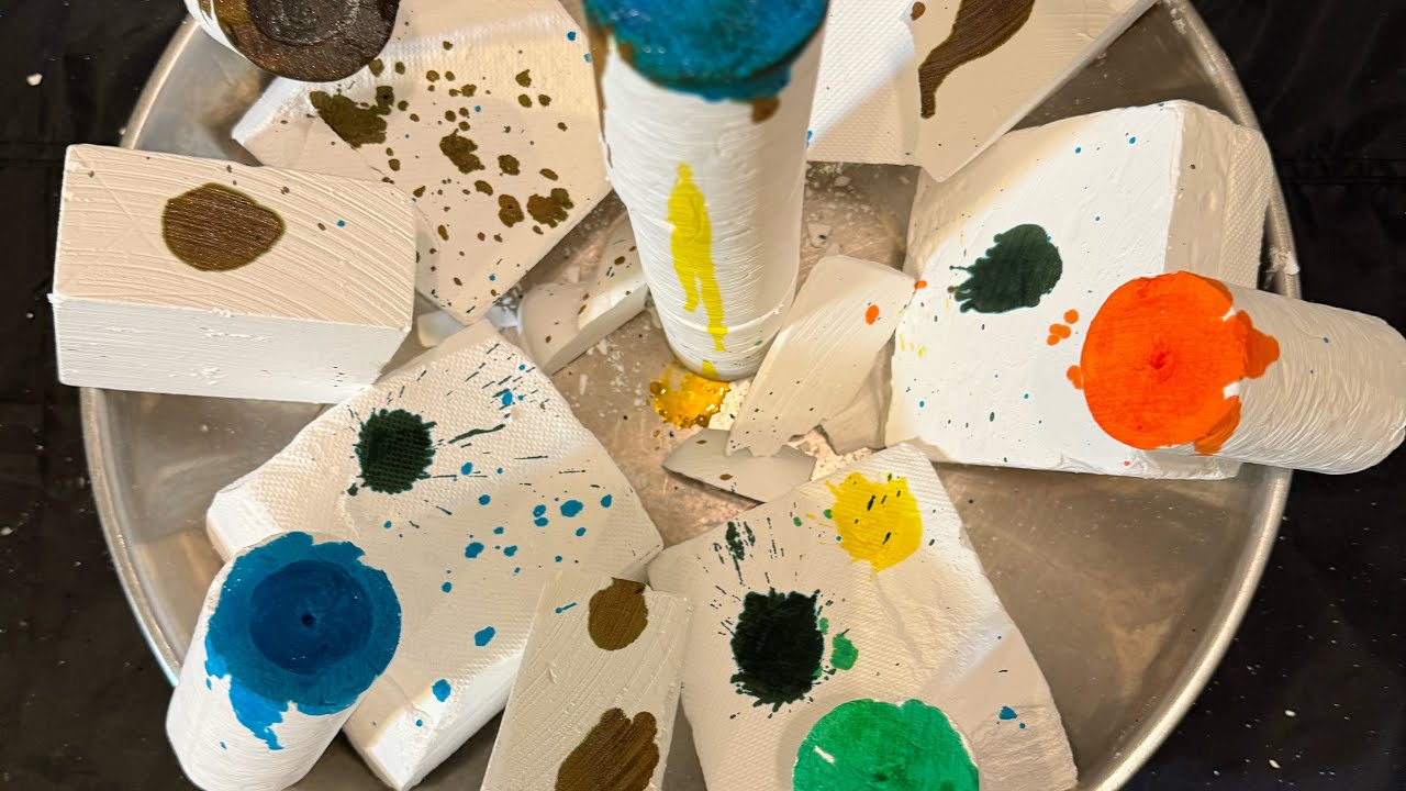 Satisfying Gym Chalk Crush ASMR 💥 Crunchy Sounds