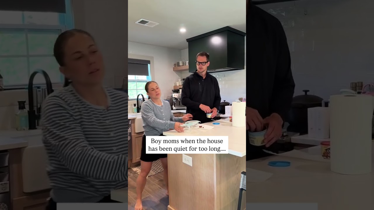 Boy moms when the house is too quiet.. 