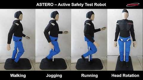 Biorealistic Articulated Target for AEB VRU tests: ASTERO