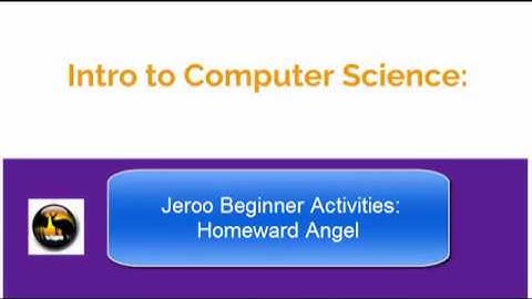 Intro CS: Jeroo Beginner Activities - Look Homeward Angel