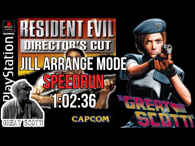 Resident Evil: Director's Cut (PlayStation) - (Longplay - Jill