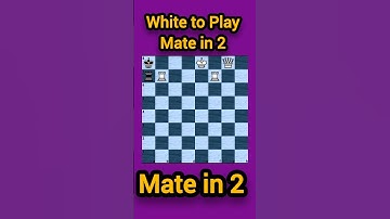 Kun jij mat in 2 ontdekken? 🔥 Wit aan zet! #schaakpuzzel #schaakmat #schaken ❤️| Puzzel #675❤️