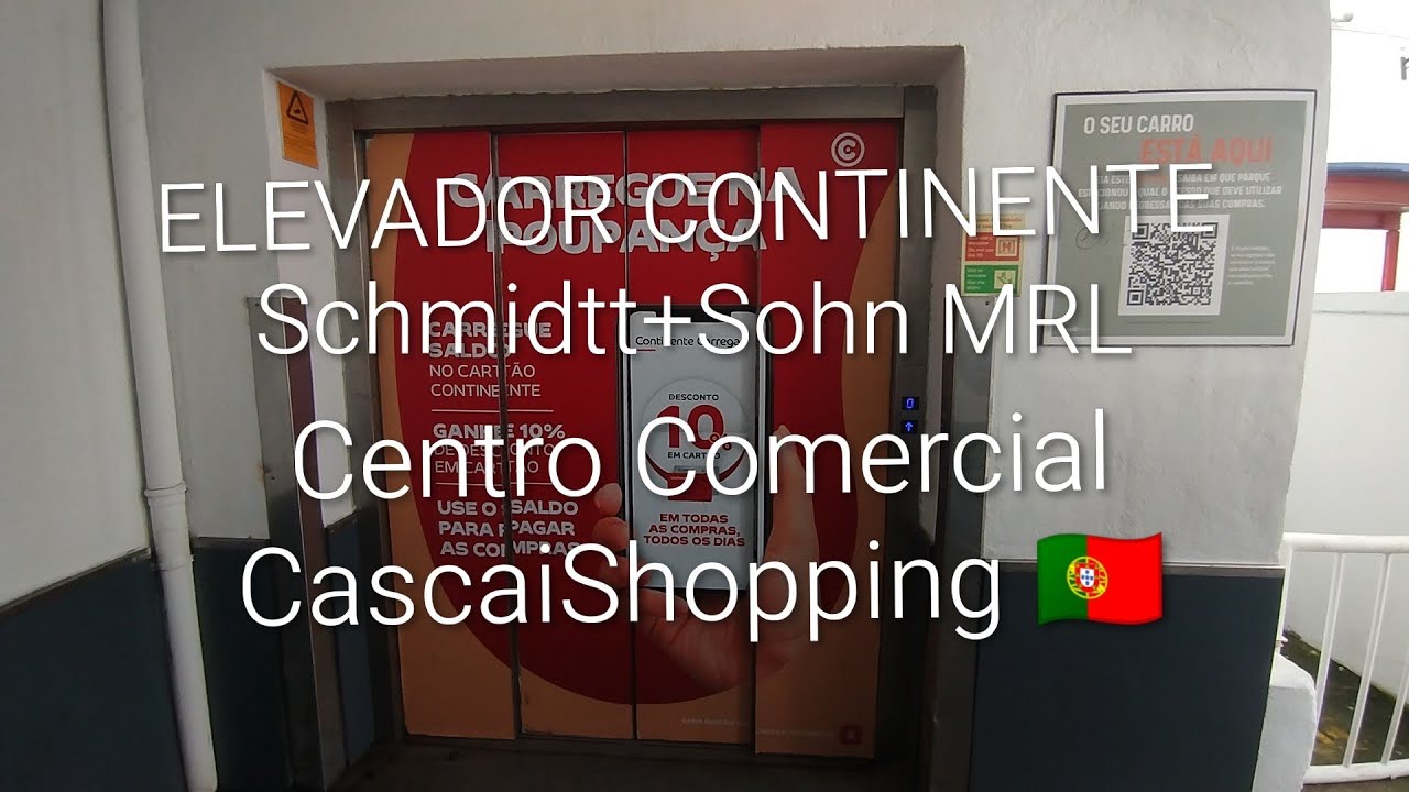Elevador Continente Schmidtt+Sohn MRL Centro Comercial CascaiShopping 