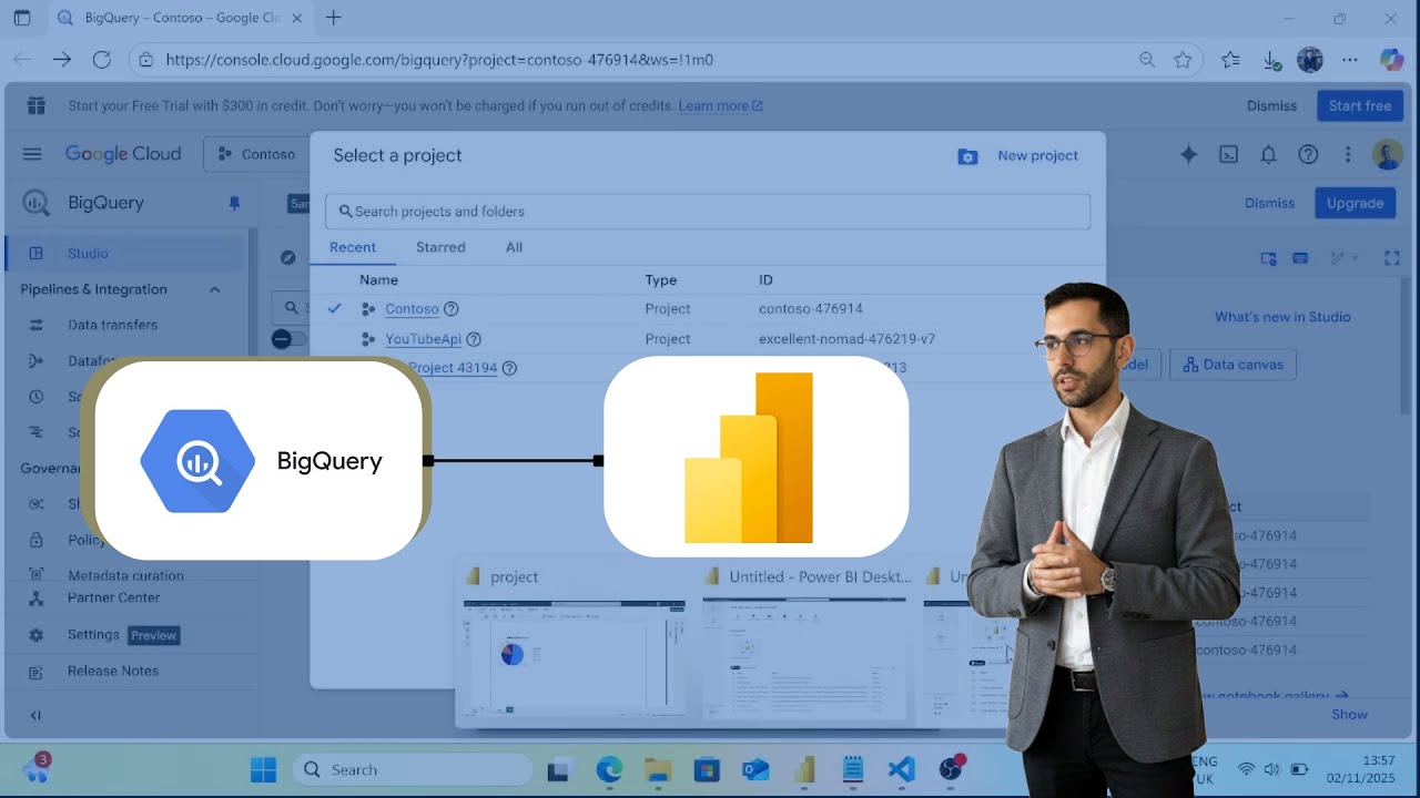 Upload CSV to BigQuery and Visualize on Power BI | For Free