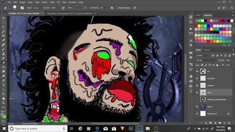 Grime Art Speed Paint