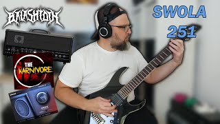 #SWOLA251 - Sunday with Ola 251 Riff Challenge - Using My New Baritone Ibanez the First Time