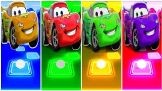 Lightning McQueen Yellow Car 🆚 McQueen Red Car 🆚 McQueen Green Car 🆚 McQueen Blue Car 🎶 Who is Best?