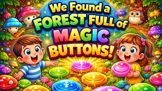 🍄 We Found a Forest Full of Magic Buttons! 😱 What Happens When You Press Them?