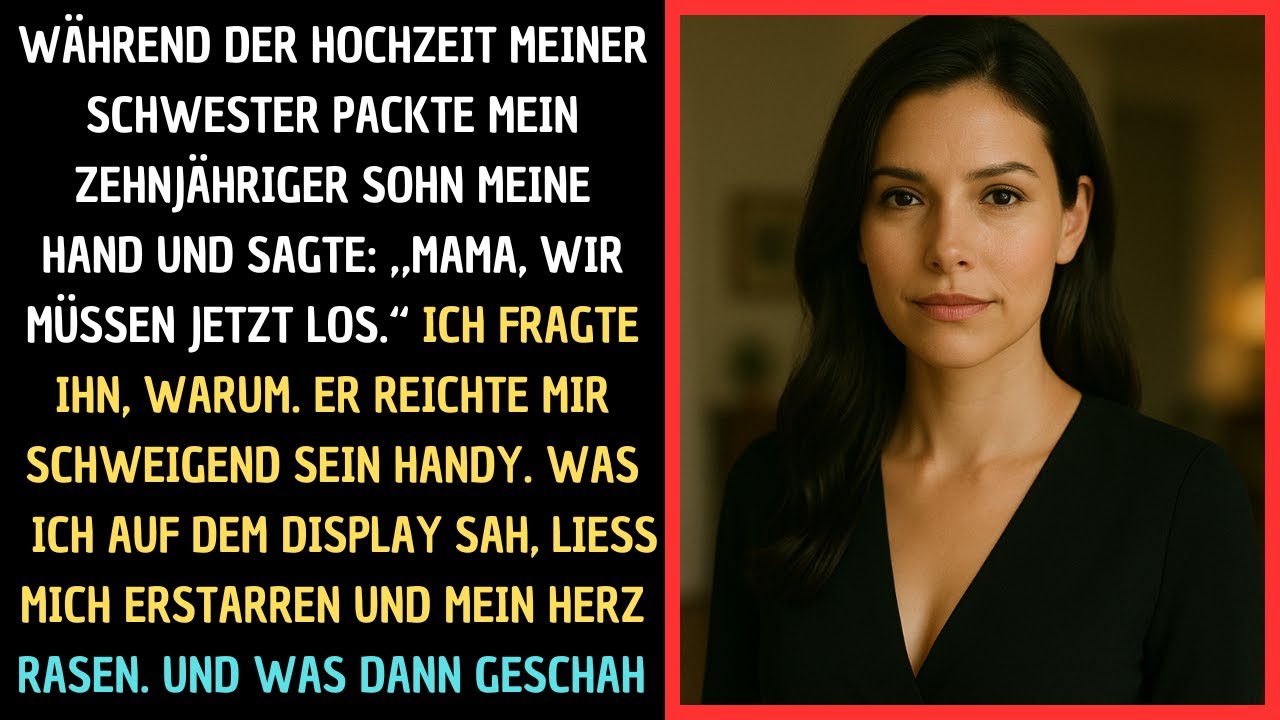 Mein Sohn bat mich, die Hochzeit zu verlassen – was er zeigte, war schockierend
