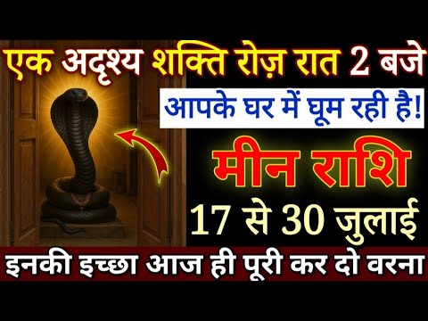 Mene Raksha मीन राशि यह शक्ति रात 2 बजे आपके घर में आती है 17 जुलाई 2025 आपसे एक ...