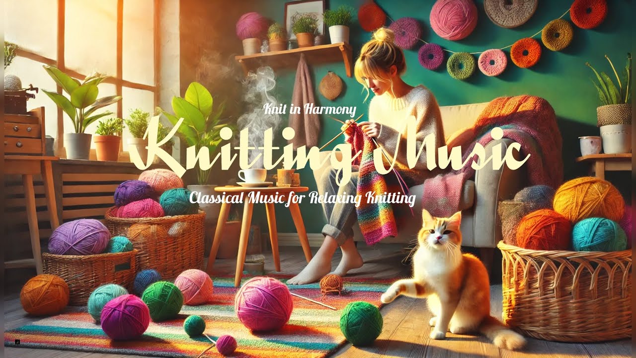1 Hour Classical Knitting Music (Piano Music) | Relaxing Crochet Experience | Read, Unwind , Journal