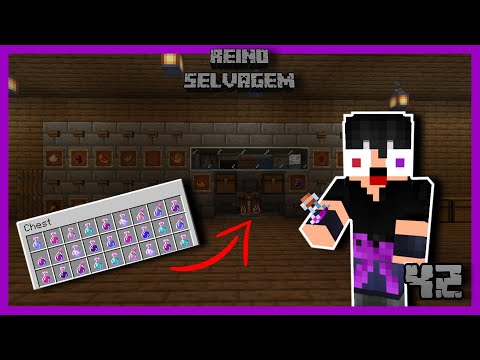 Fábrica de poções!! Minecraft Reino Selvagem #42