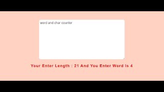 Famous How to make character and word counter using HTML,CSS and JS||Free source code.. Wealth