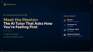 Meet the Mentor: The AI Tutor That Asks How You're Feeling First | aitutors.me