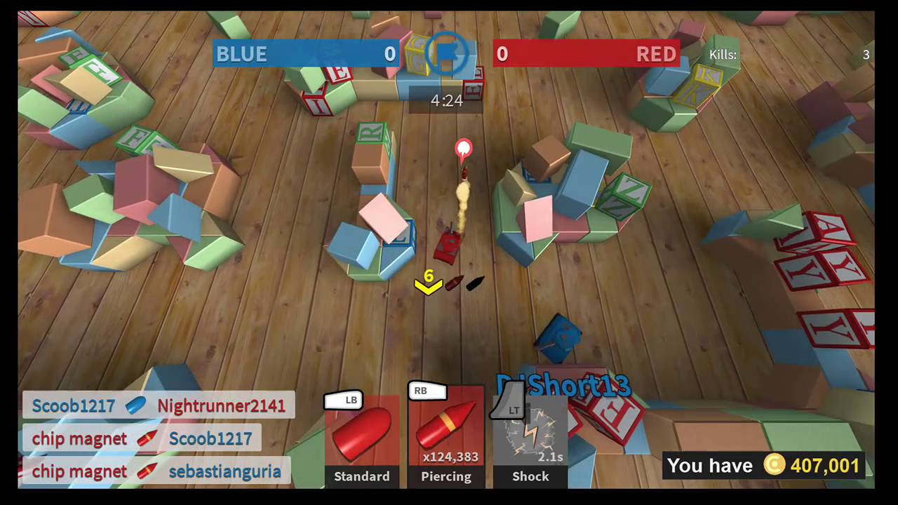 ROBLOX Tiny Tanks: Brutal Efficiency