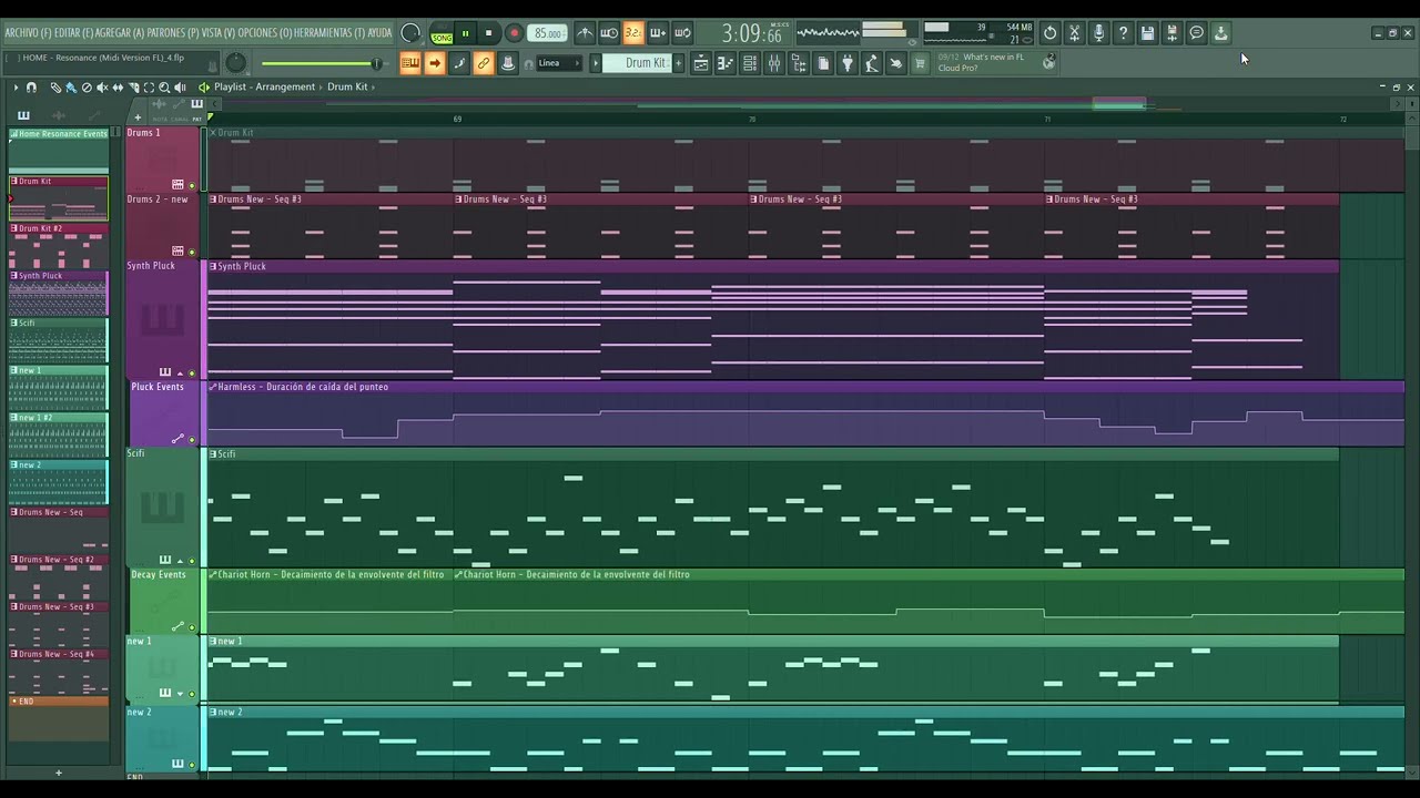 HOME - Resonance (Midi Version FL) V4 📽️ | ElProJosé Hacker